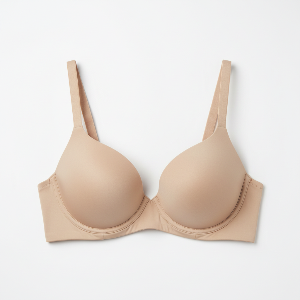 Premium Women's T-Shirt Bra in nude/beige